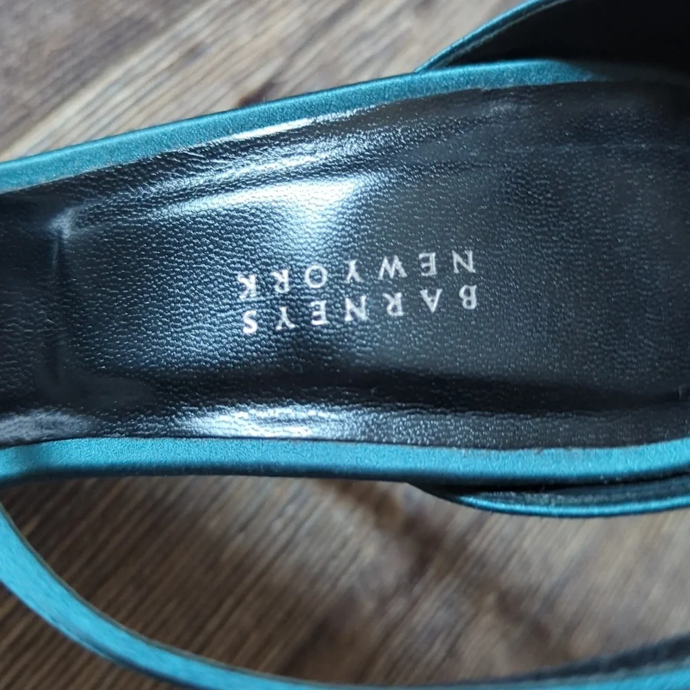 Barney's Satin Heels - Picture 2 of 7